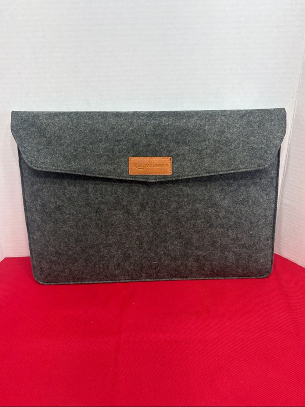 Amazon Basics 15"  Felt  Laptop Sleeve Case - Charcoal